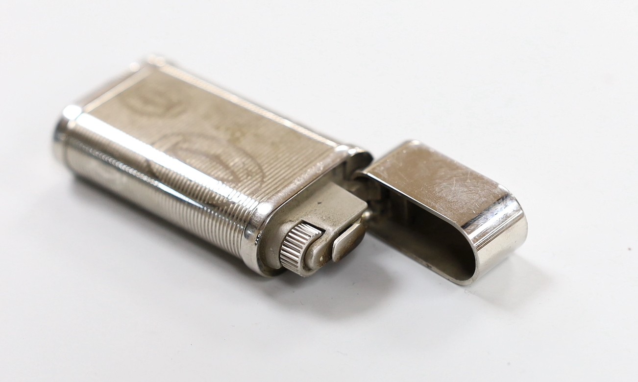 A Cartier lighter, height 6cm